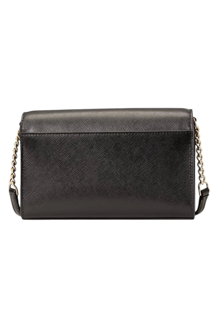 Kate Spade Staci Small Flap Crossbody Bag – Black