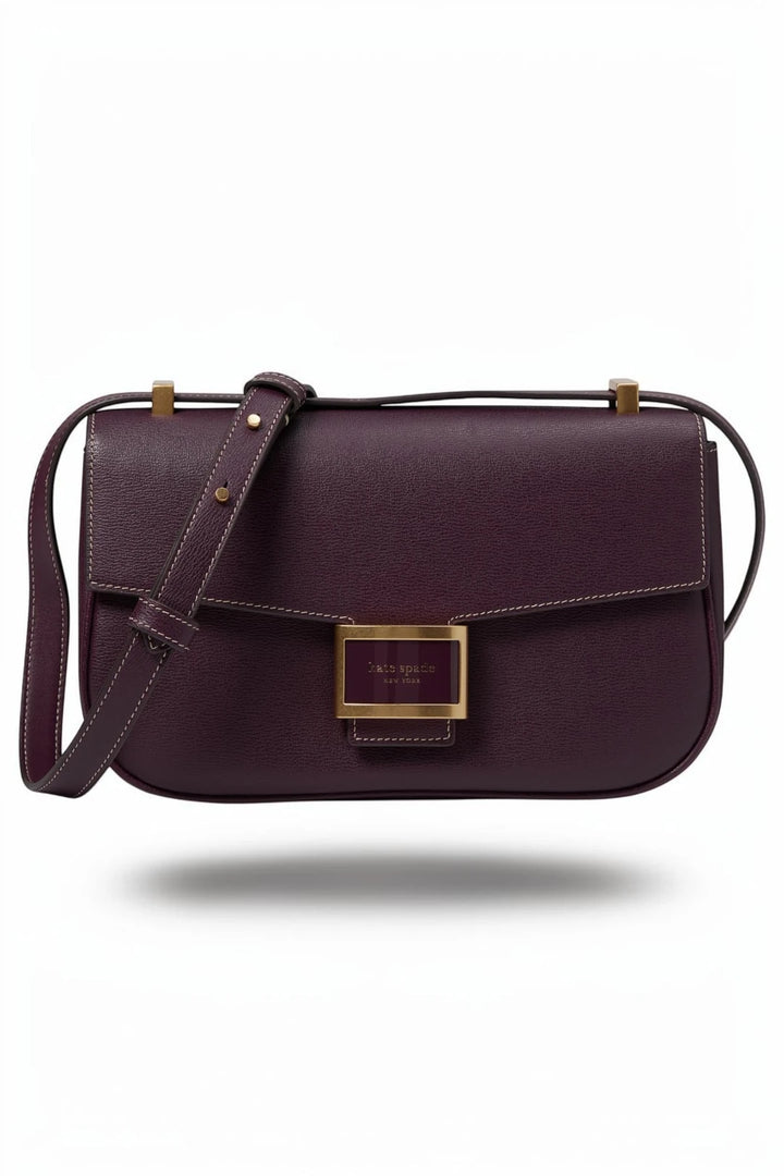Kate Spade New York Katy Medium Convertible Shoulder Bag – Deep Cherry