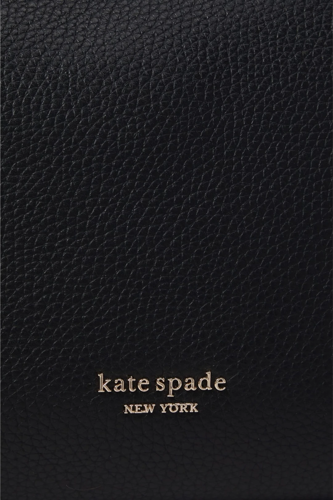 Kate Spade Knott Medium Shoulder Pebbled Leather Bag - Black