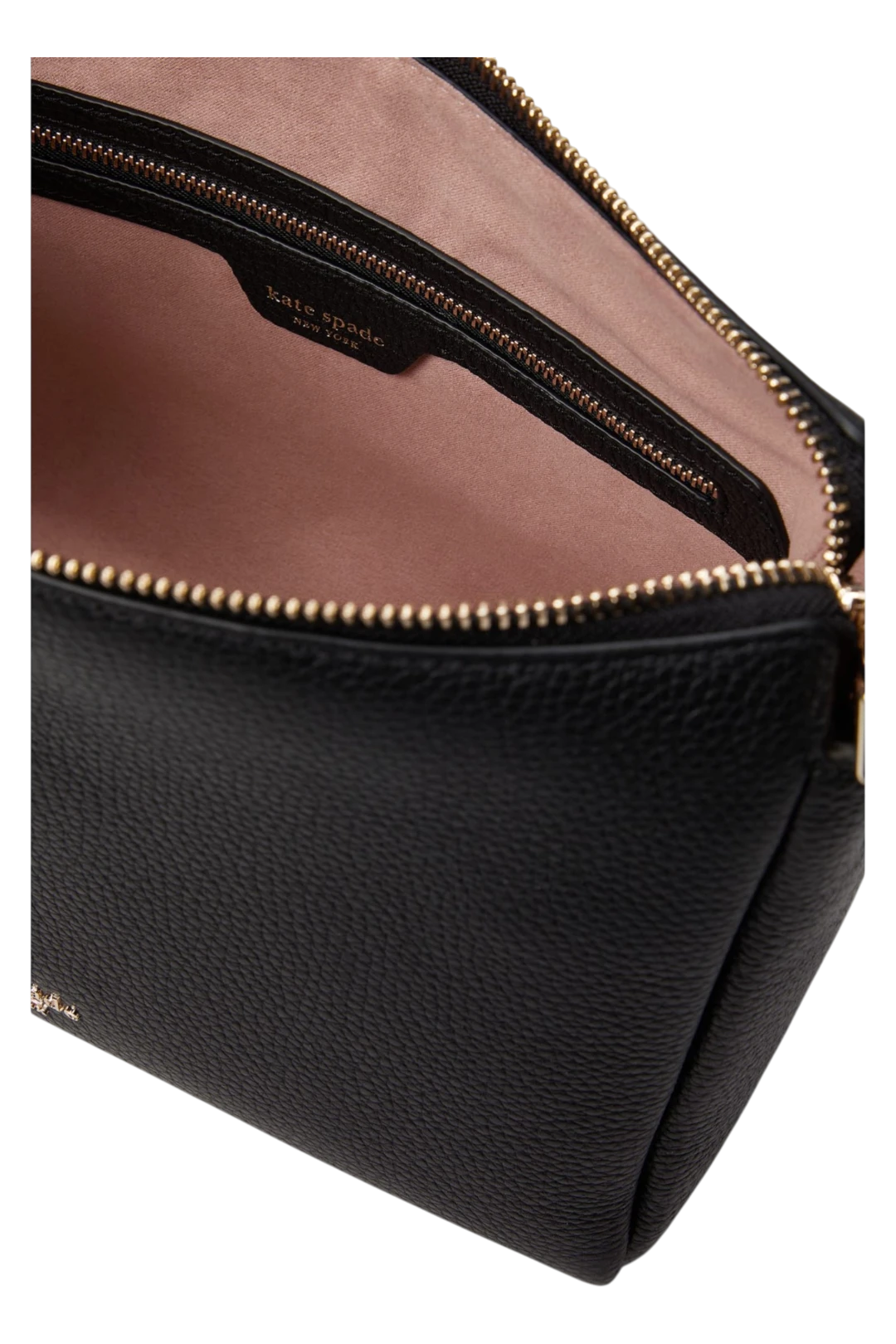 Kate Spade Knott Medium Shoulder Pebbled Leather Bag - Black