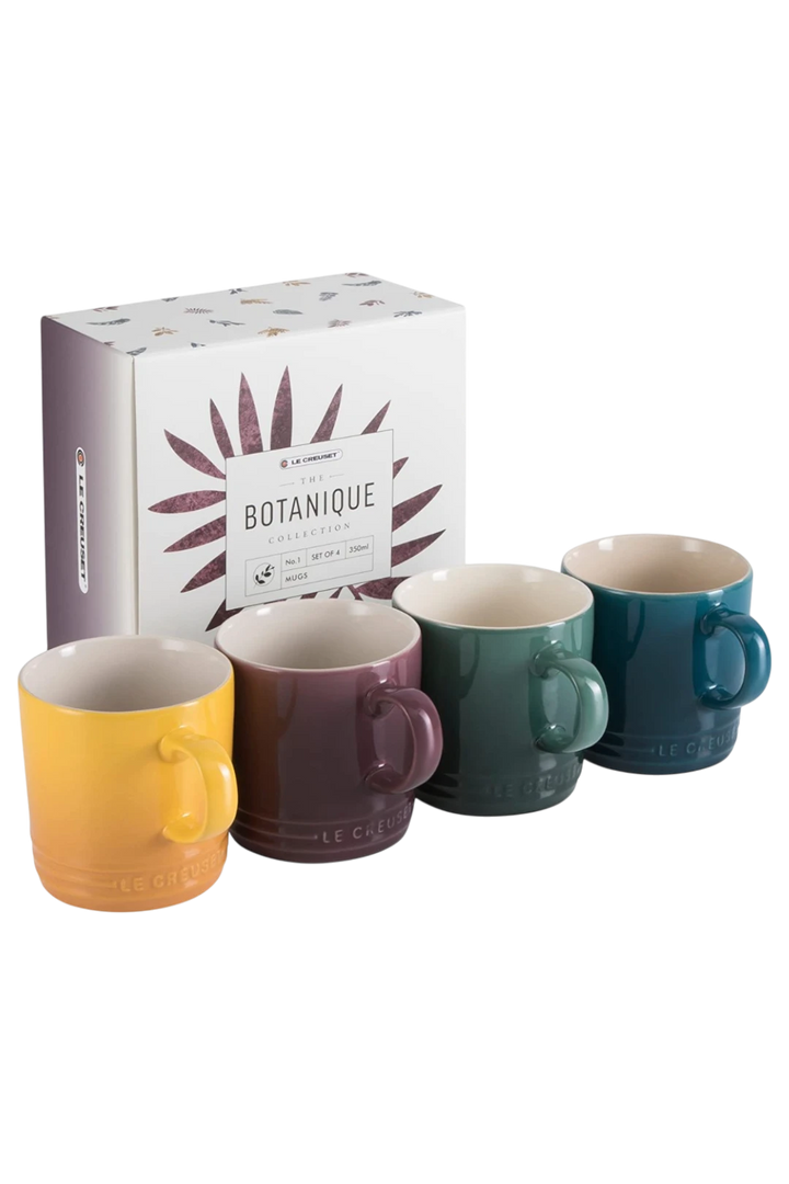 Le Creuset Botanique Collection Mug Set of 4 – 350ml Stoneware