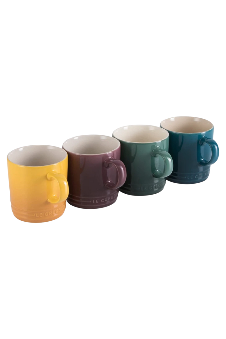 Le Creuset Botanique Collection Mug Set of 4 – 350ml Stoneware