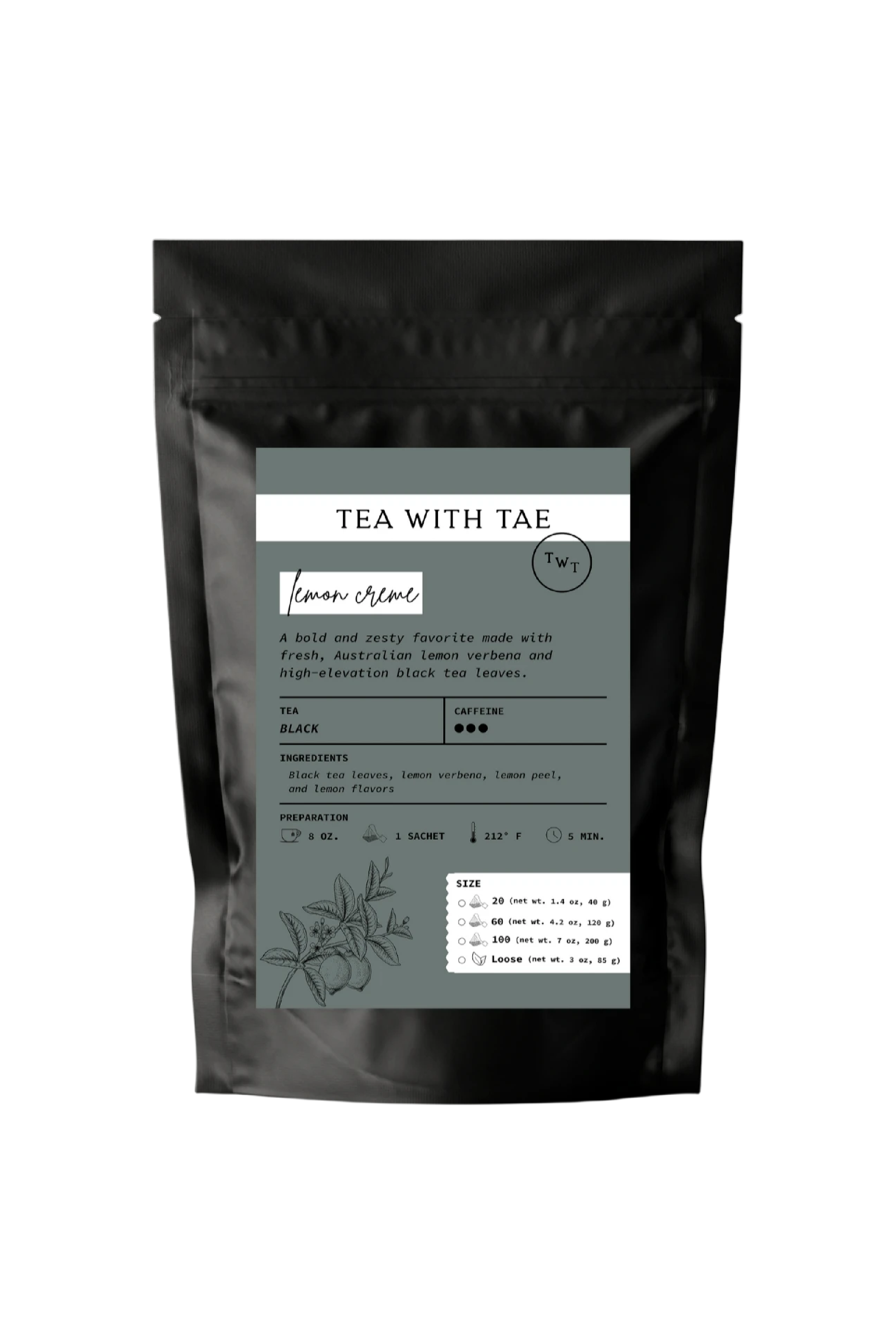Lemon Crème Black Tea Pouch