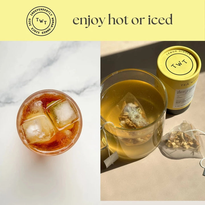 Lemon Ginger Herbal Tea Mini Tube