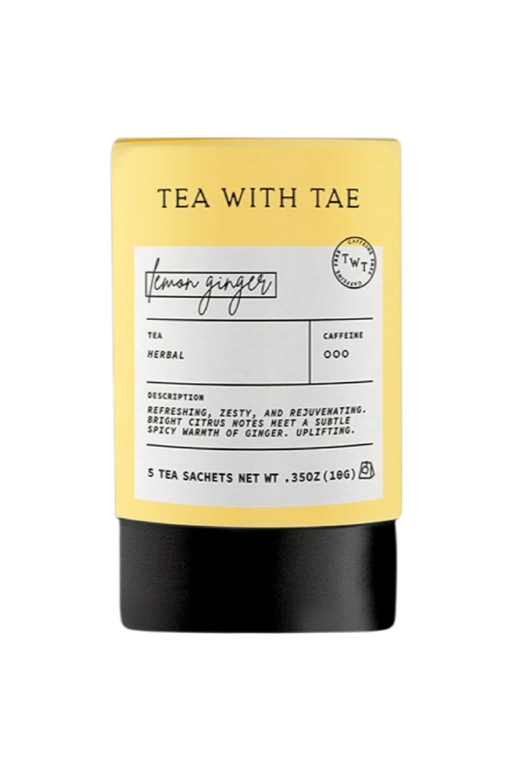 Lemon Ginger Herbal Tea Mini Tube