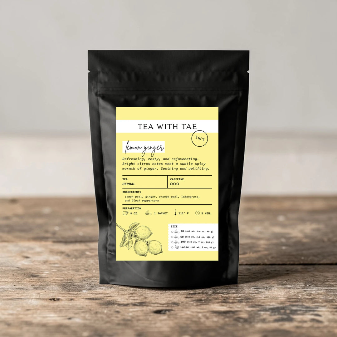 Lemon Ginger Herbal Tea Pouch