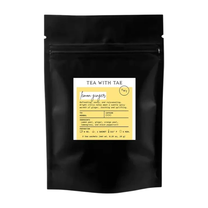 Lemon Ginger Herbal Tea Pouch