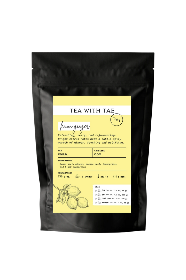 Lemon Ginger Herbal Tea Pouch
