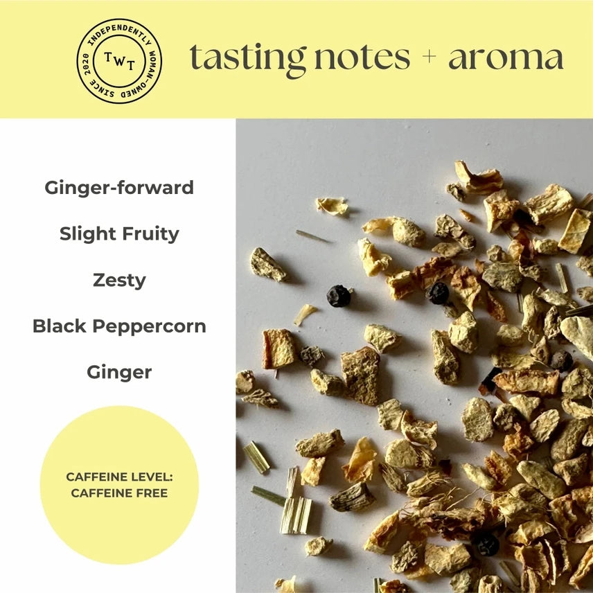 Lemon Ginger Herbal Tea Mini Tube