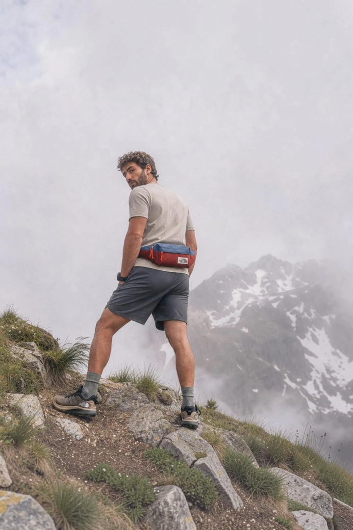 The North Face Lumbar Pack – Blue Wing Teal/Barolo Red