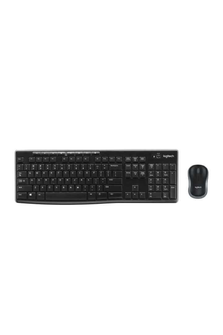 Logitech MK270 Wireless Keyboard and Mouse Combo - Black