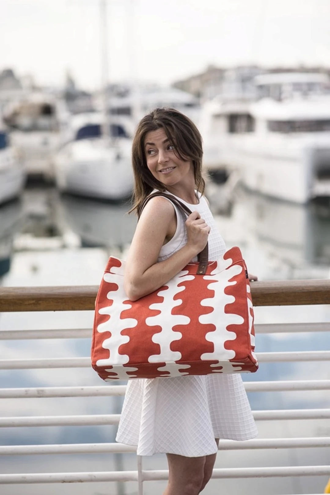 Maika Carryall Tote – Echo Tangerine