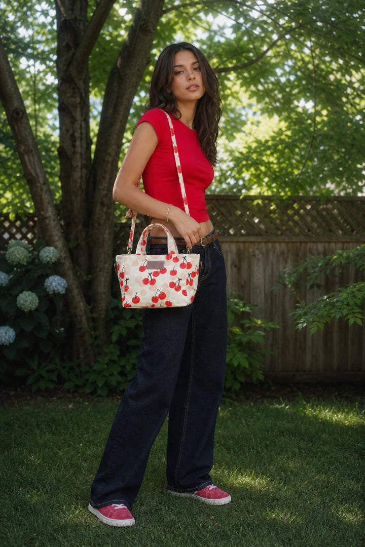 Maika Mini Tote - Cherries