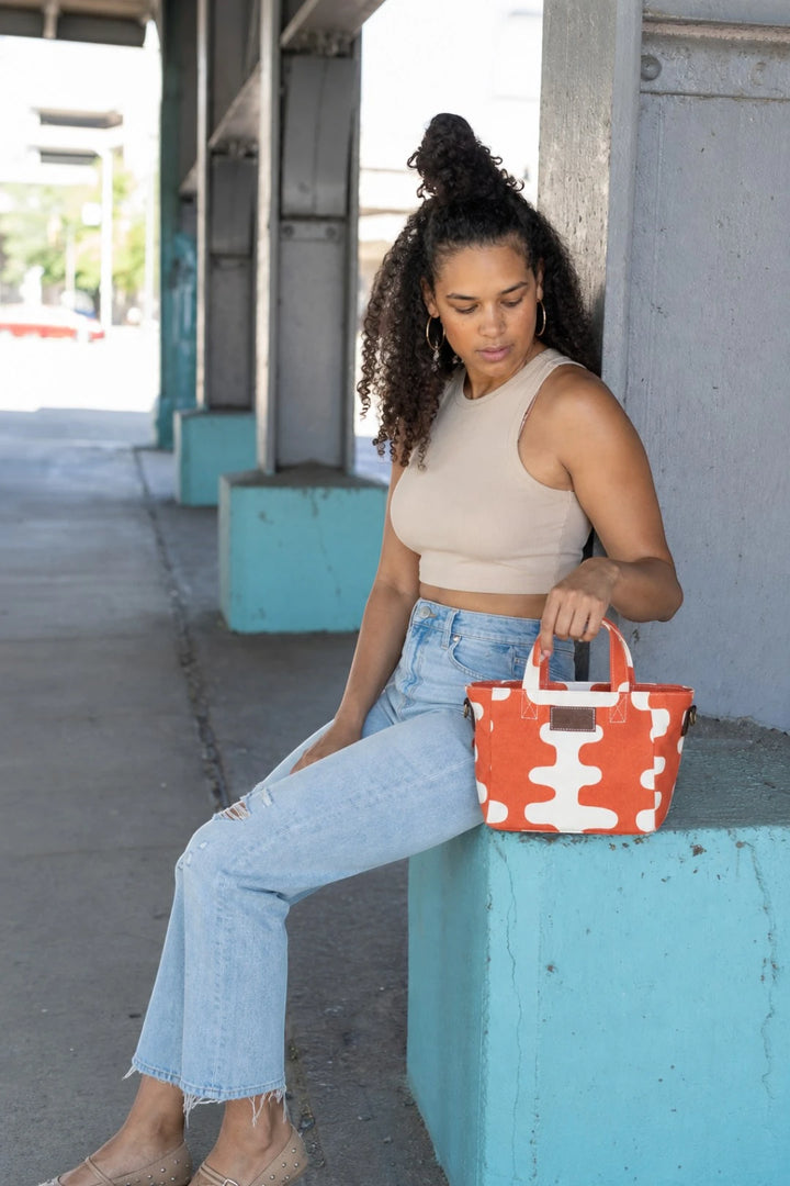 Maika Mini Tote – Echo Tangerine