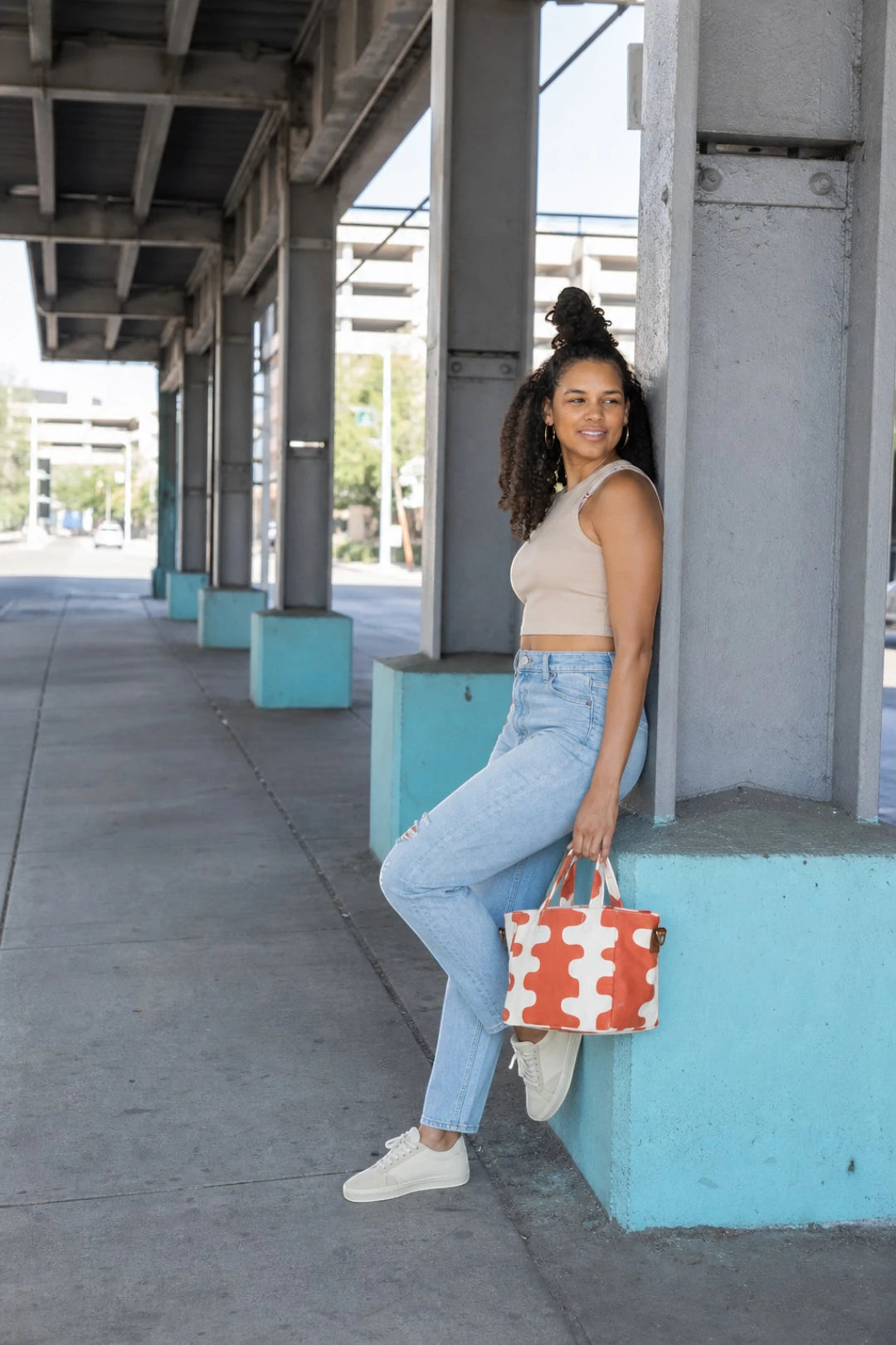 Maika Mini Tote – Echo Tangerine