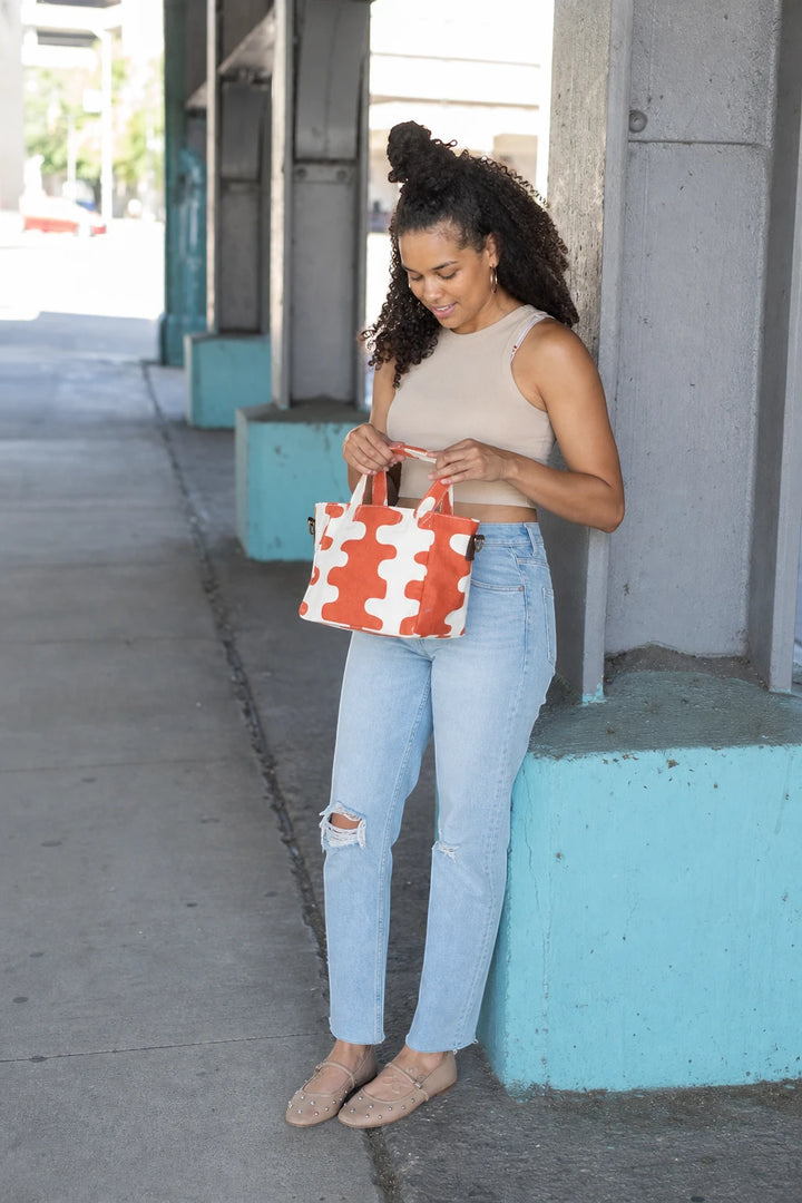 Maika Mini Tote – Echo Tangerine