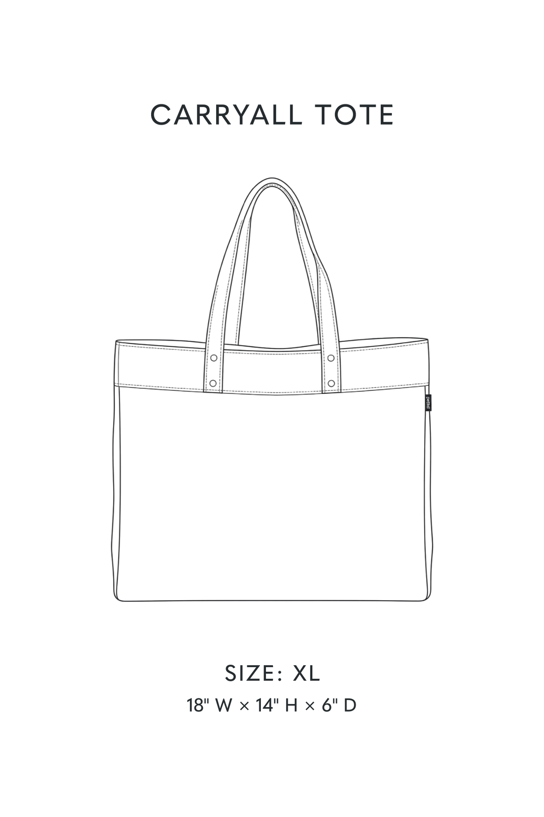 Maika Carryall Tote – Echo Tangerine