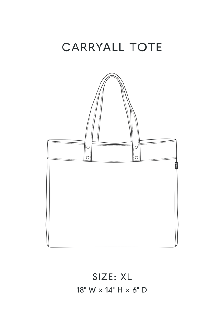 Maika Carryall Tote – Echo Tangerine