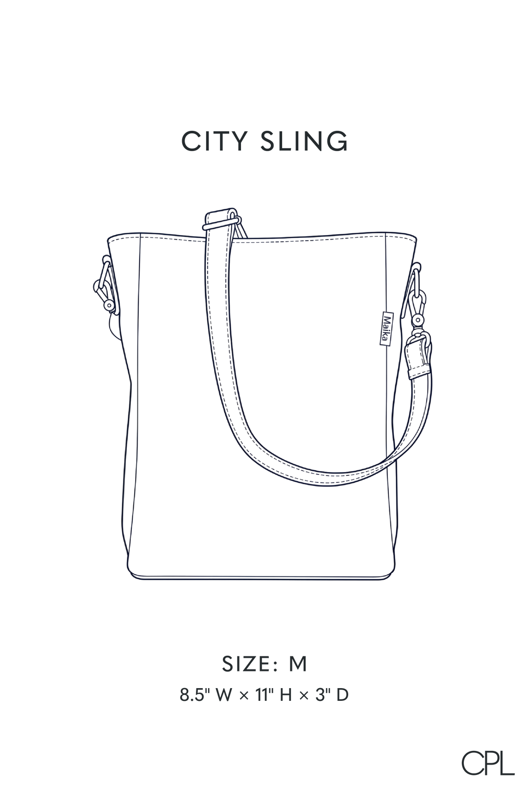 Maika City Sling – Big Sur