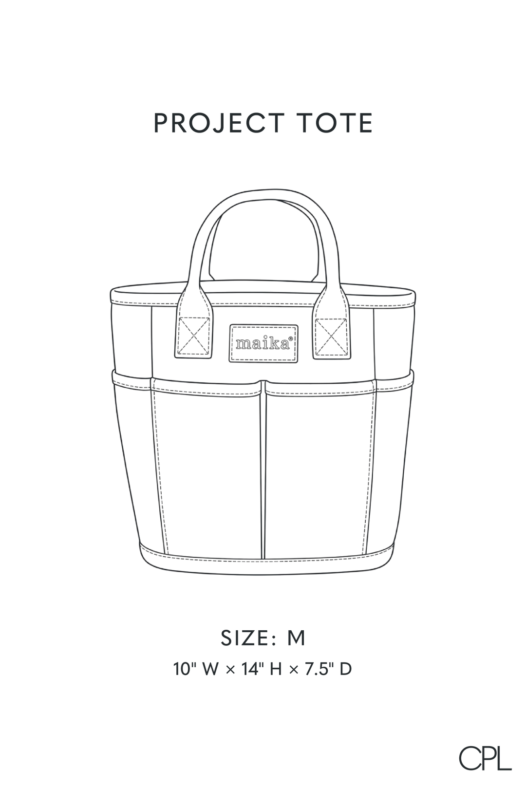 Maika Project Tote – Echo Tangerine