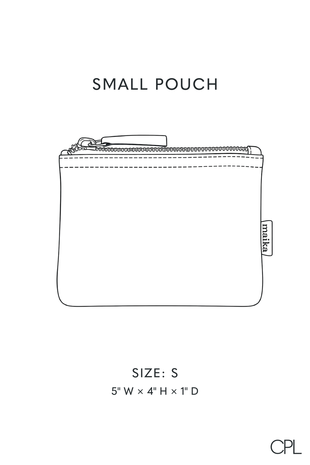 Maika Small Pouch – Echo Tangerine