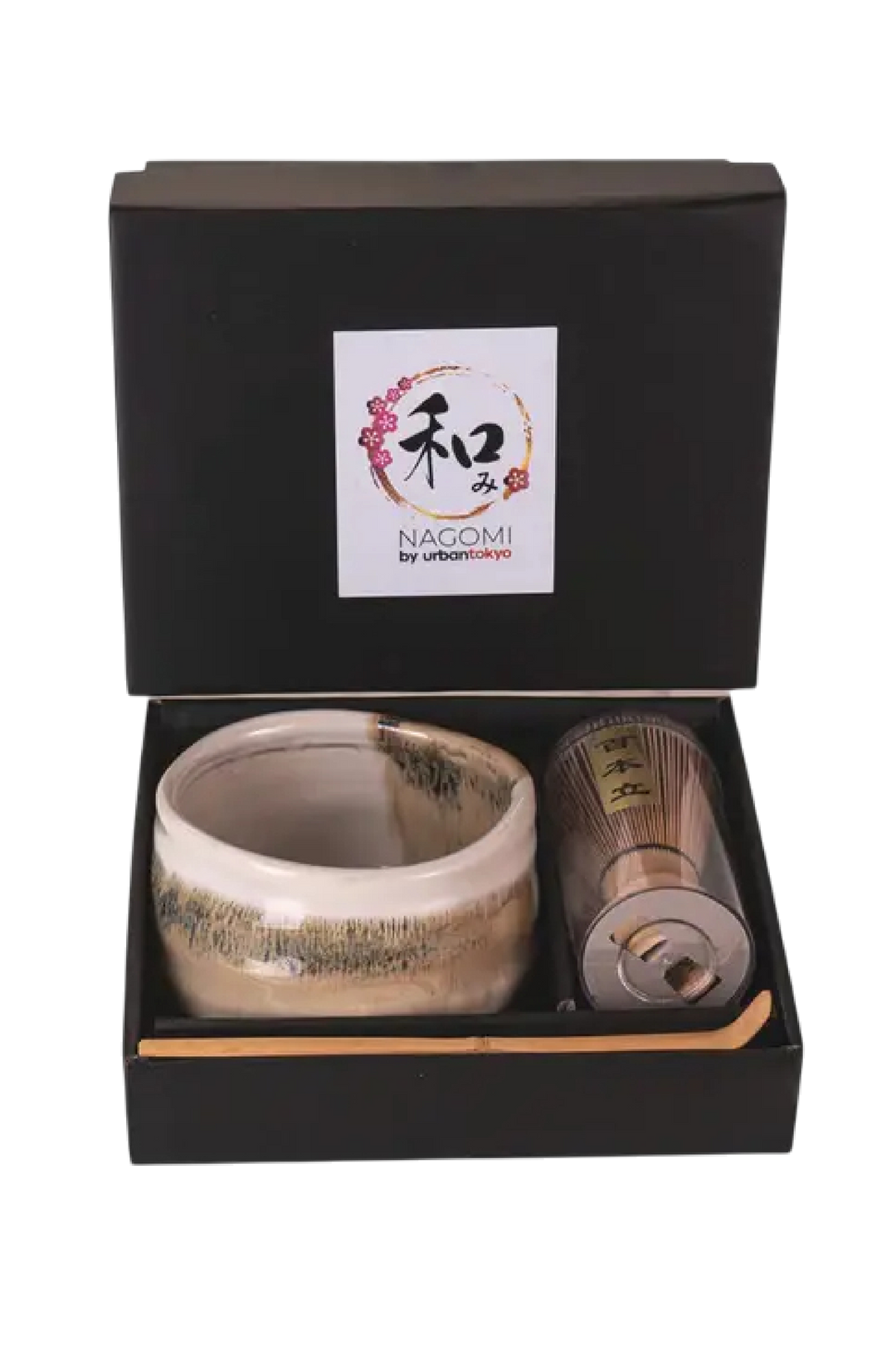 Matcha Ritual Set – White Porcelain Bowl with Whisk & Spoon