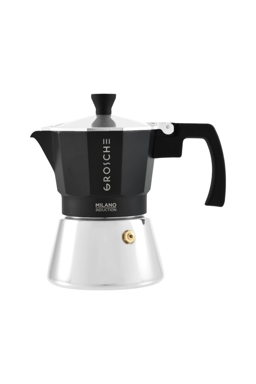 GROSCHE MILANO INDUCTION Stovetop Espresso Maker – Black