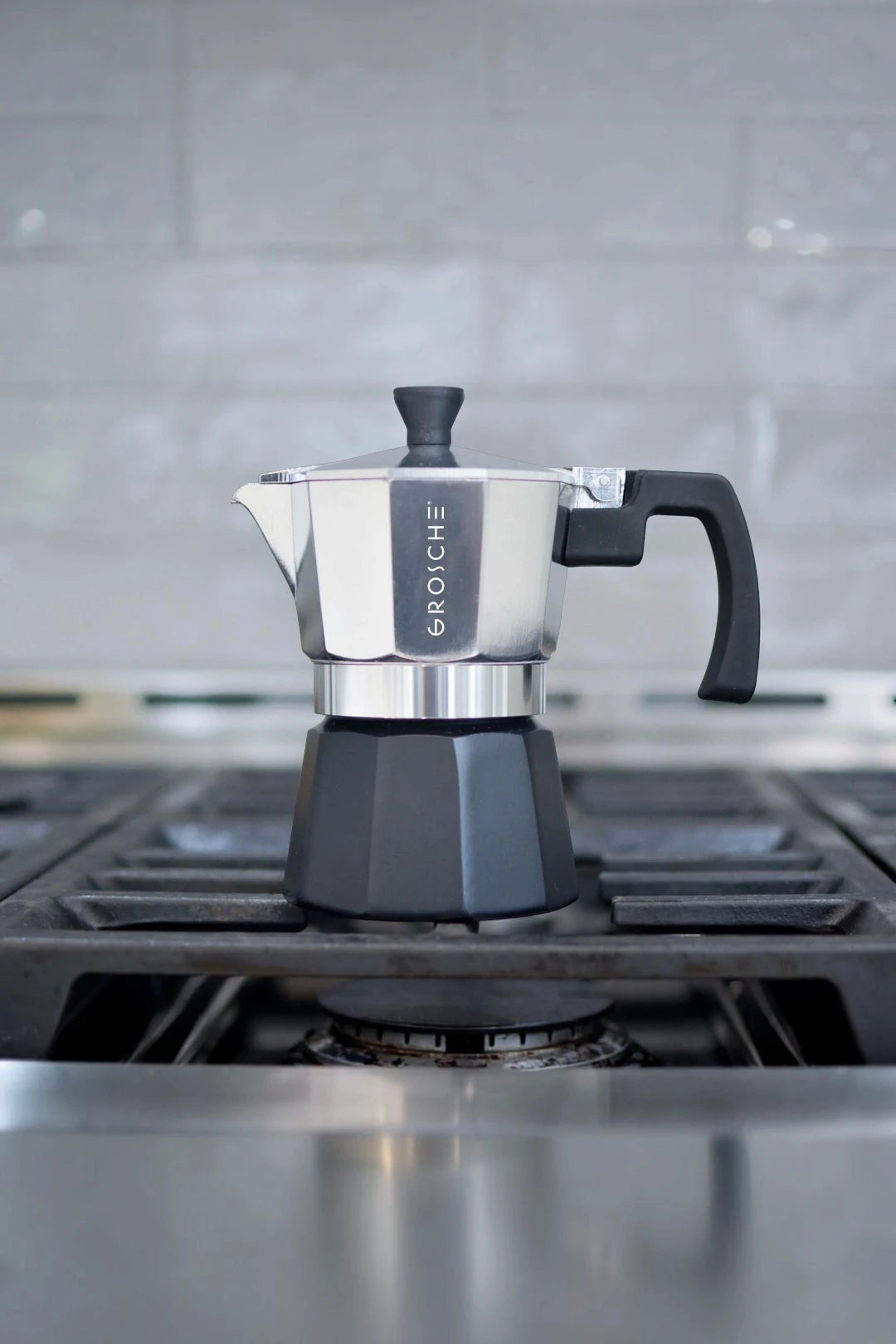 GROSCHE MILANO Stovetop Espresso Maker – Tuxedo