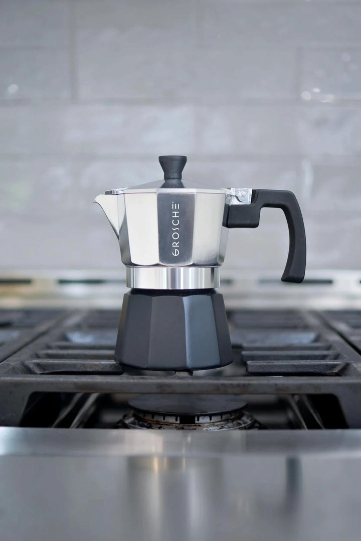 GROSCHE MILANO Stovetop Espresso Maker – Tuxedo