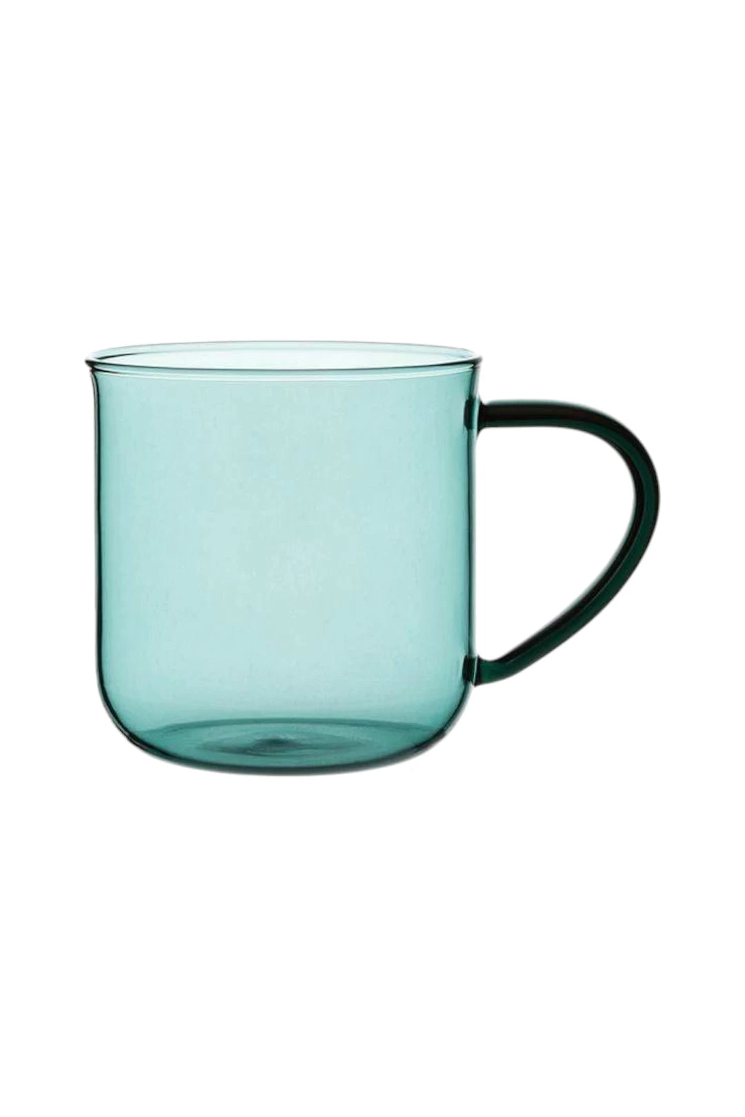 Minima™ Eva Glass Tea & Coffee Mug – Aqua – 14 oz