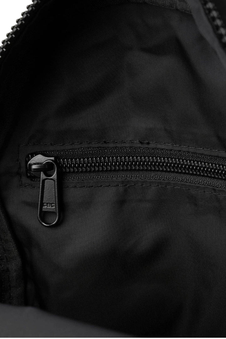 ORI LONDON All Black Willesden Sling Bag in Black