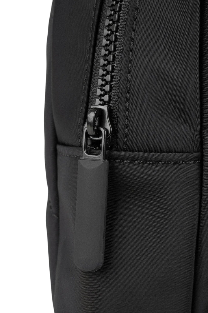 ORI LONDON All Black Willesden Sling Bag in Black