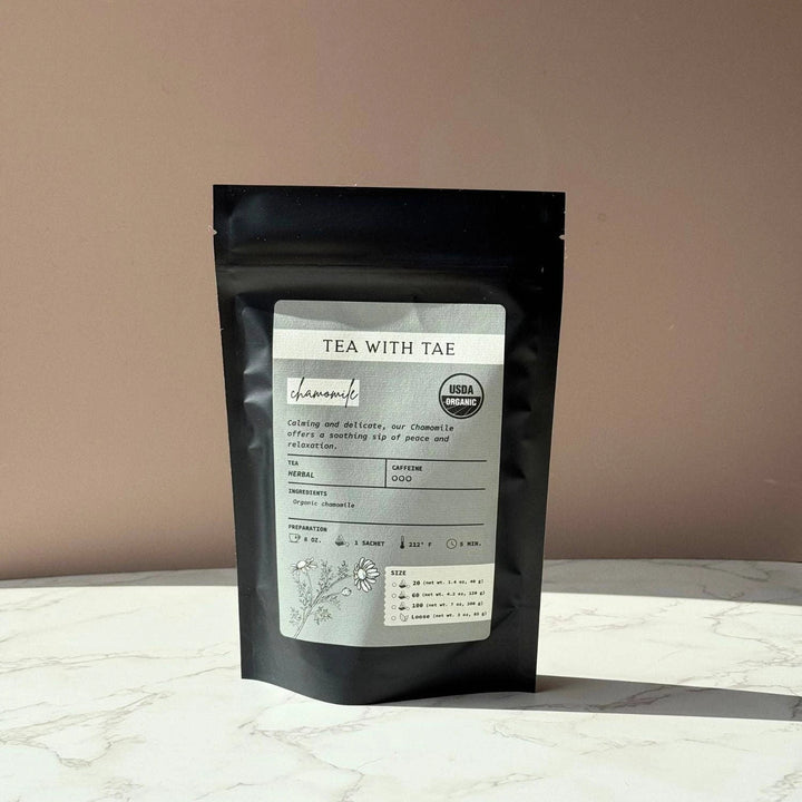 Organic Chamomile Herbal Tea Pouch