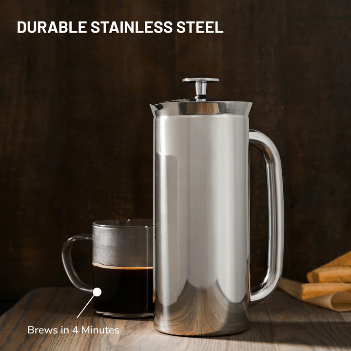 P7 Stainless Steel French Press Coffee Maker