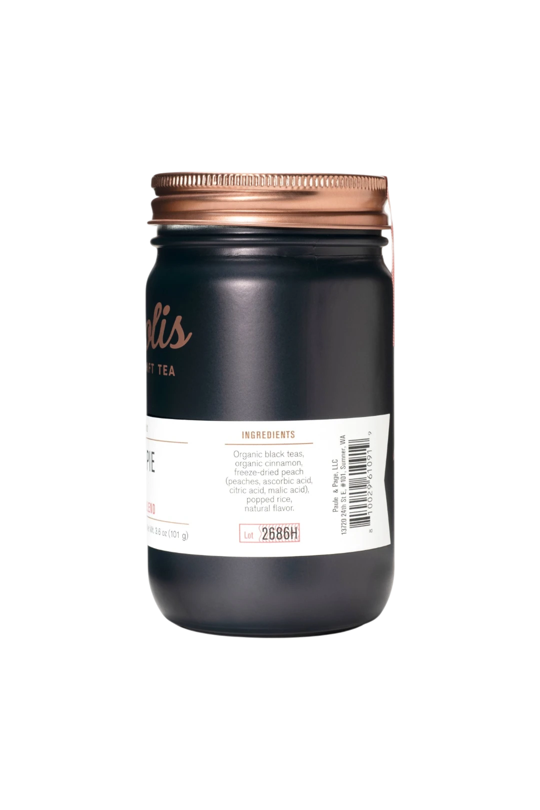 Peach Pie Black Tea Blend - Loose Leaf | 3.6 oz