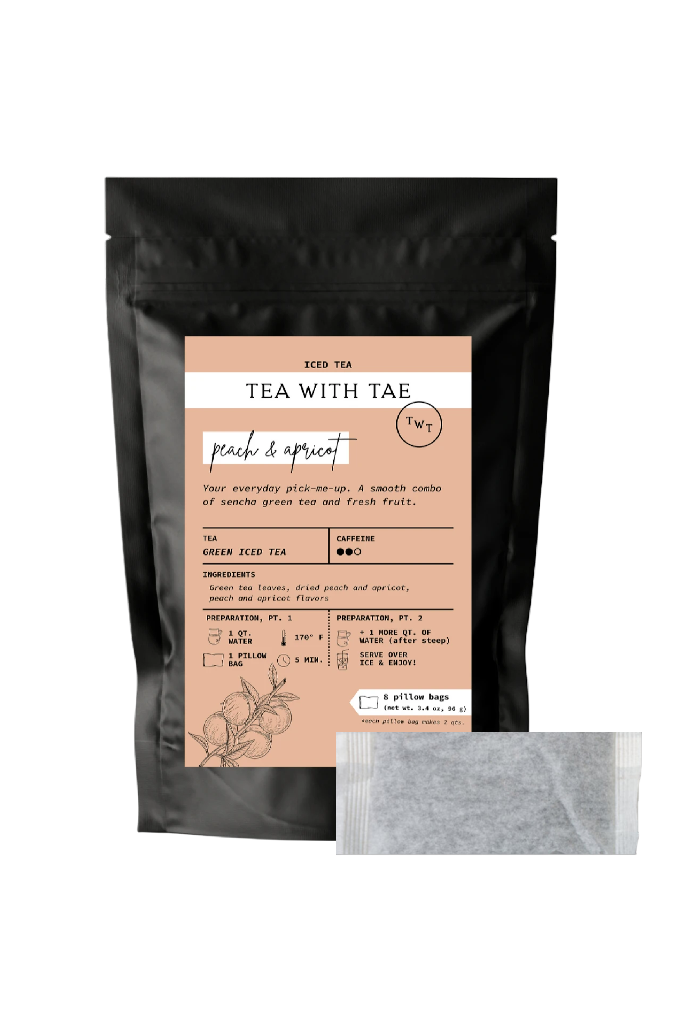 Peach & Apricot Iced Green Tea