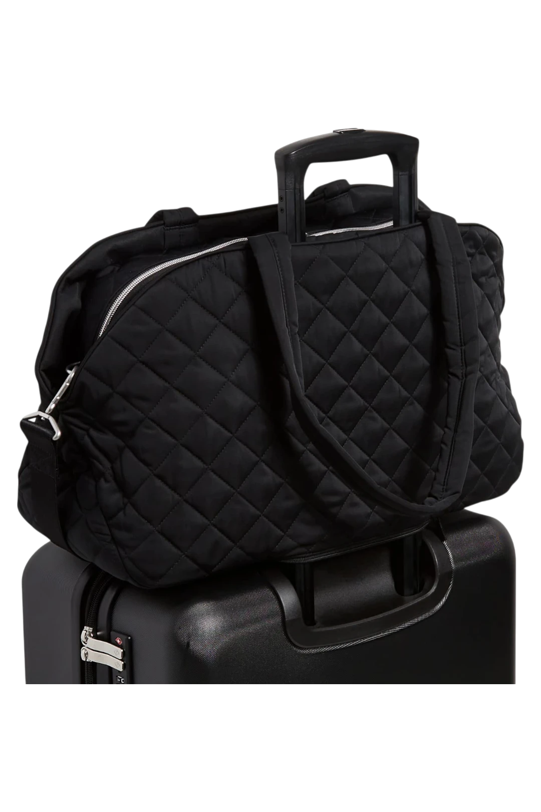 Vera Bradley Performance Twill Weekender Travel Bag – Black