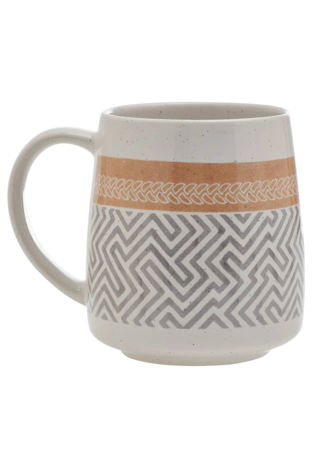 Pfaltzgraff 15oz Geo Pattern Cone Stoneware Mug