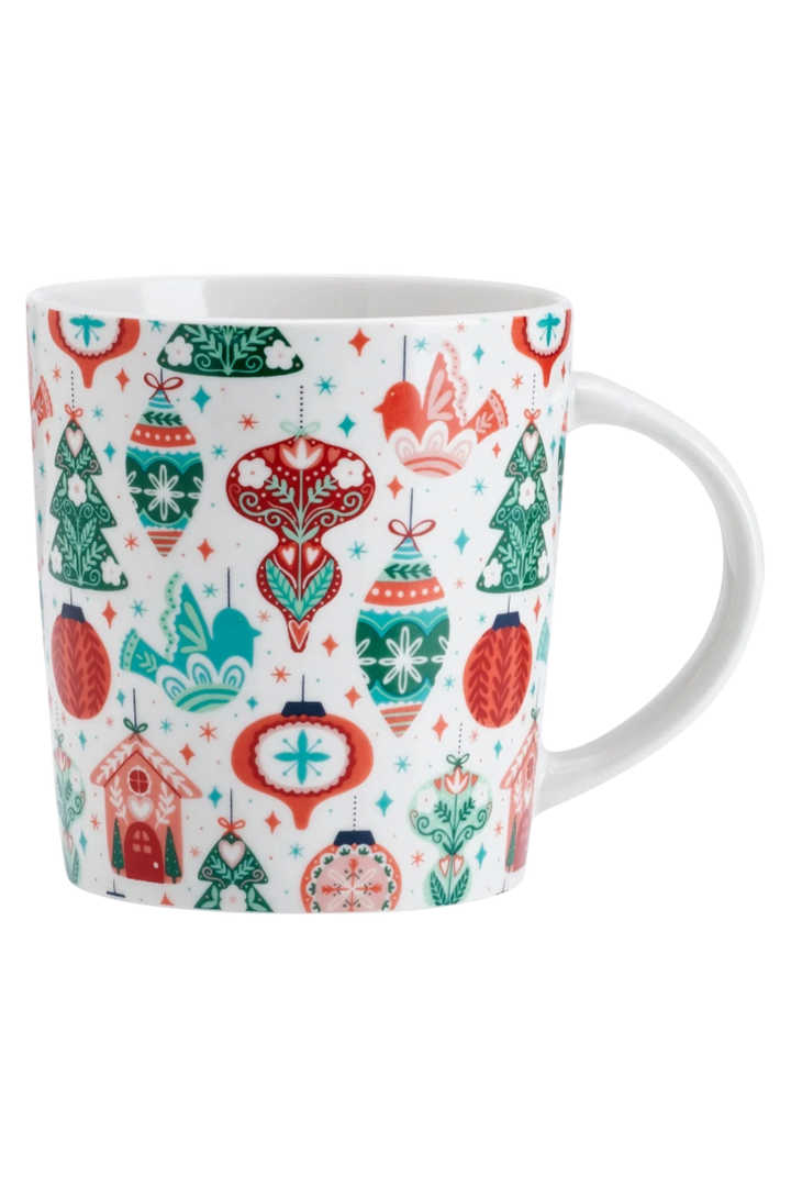 Pfaltzgraff Holiday Ornaments 18oz Porcelain Mug