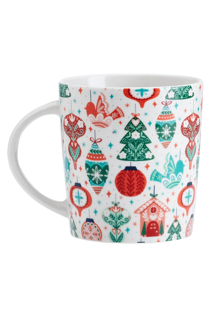Pfaltzgraff Holiday Ornaments 18oz Porcelain Mug