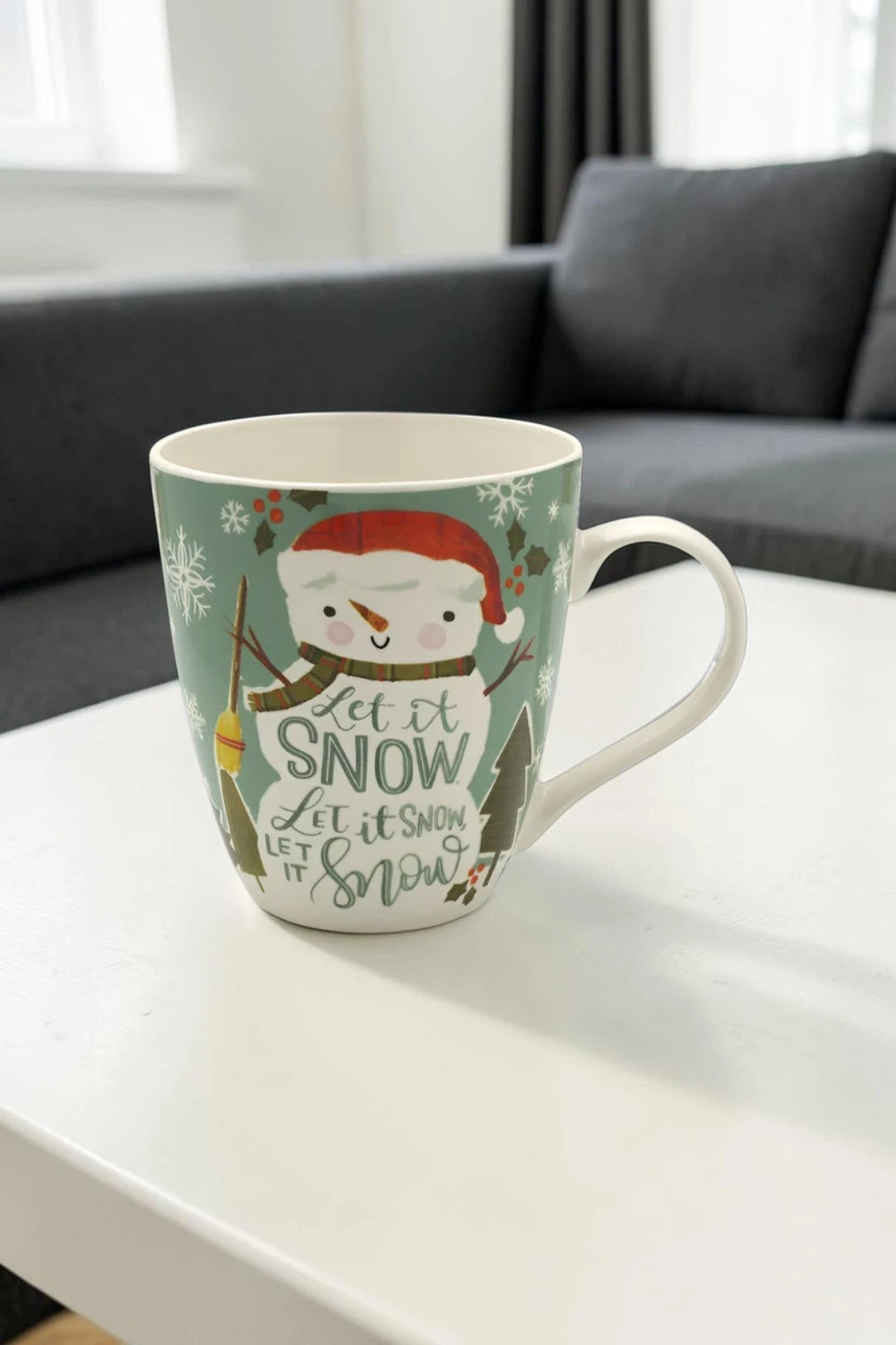 Pfaltzgraff Holiday “Let It Snow” Snowman 18oz Mug