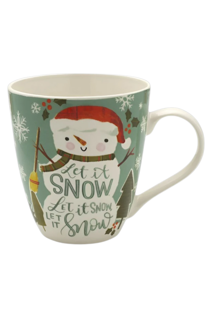 Pfaltzgraff Holiday “Let It Snow” Snowman 18oz Mug