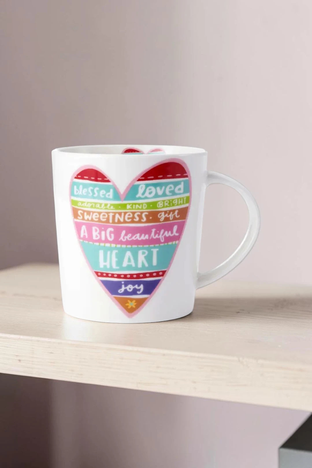 Pfaltzgraff “Big Heart” Sentiment 18oz Porcelain Mug