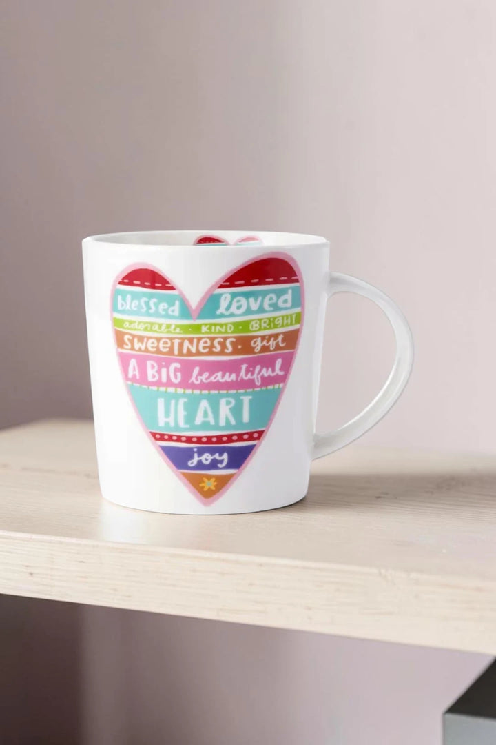Pfaltzgraff “Big Heart” Sentiment 18oz Porcelain Mug