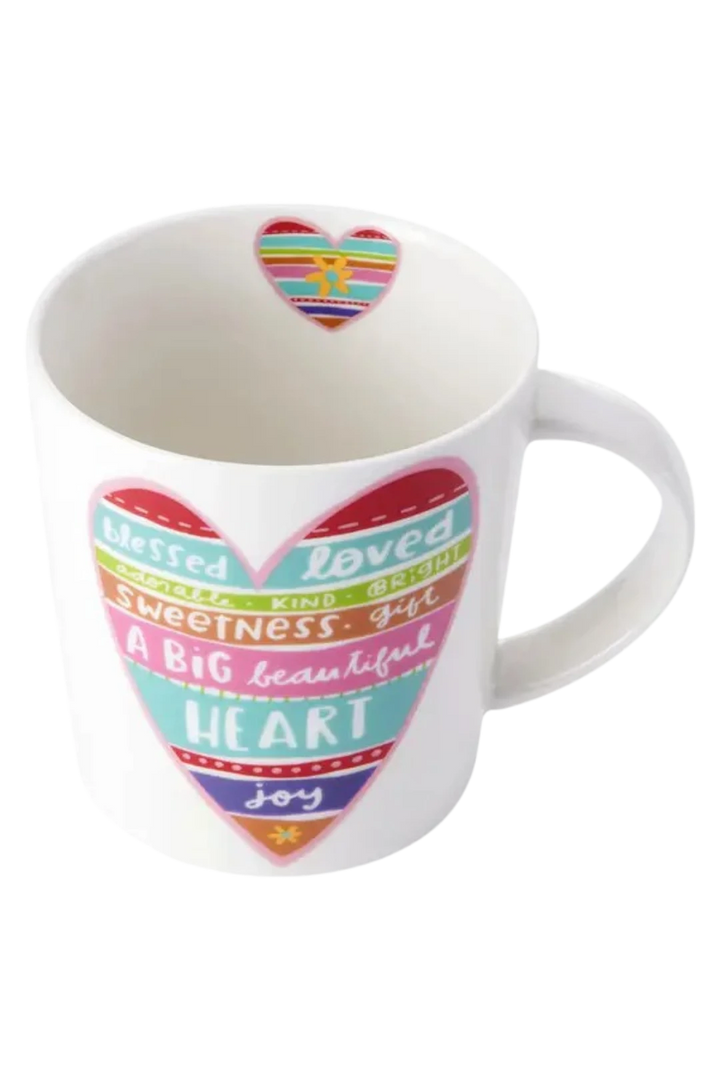 Pfaltzgraff “Big Heart” Sentiment 18oz Porcelain Mug