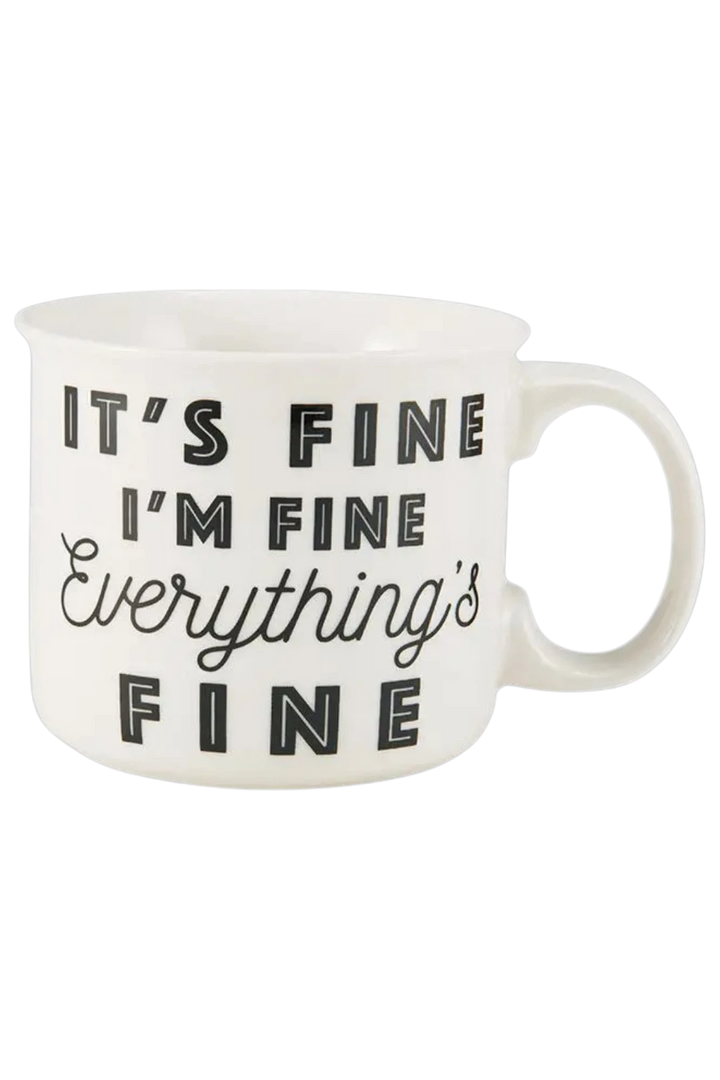 Pfaltzgraff “It’s Fine, I’m Fine, Everything’s Fine” 18oz Camper Mug