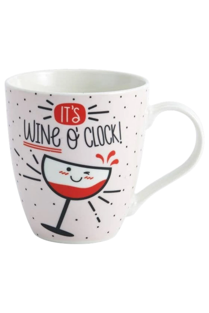 Pfaltzgraff “It’s Wine O’clock!” 18oz Porcelain Mug