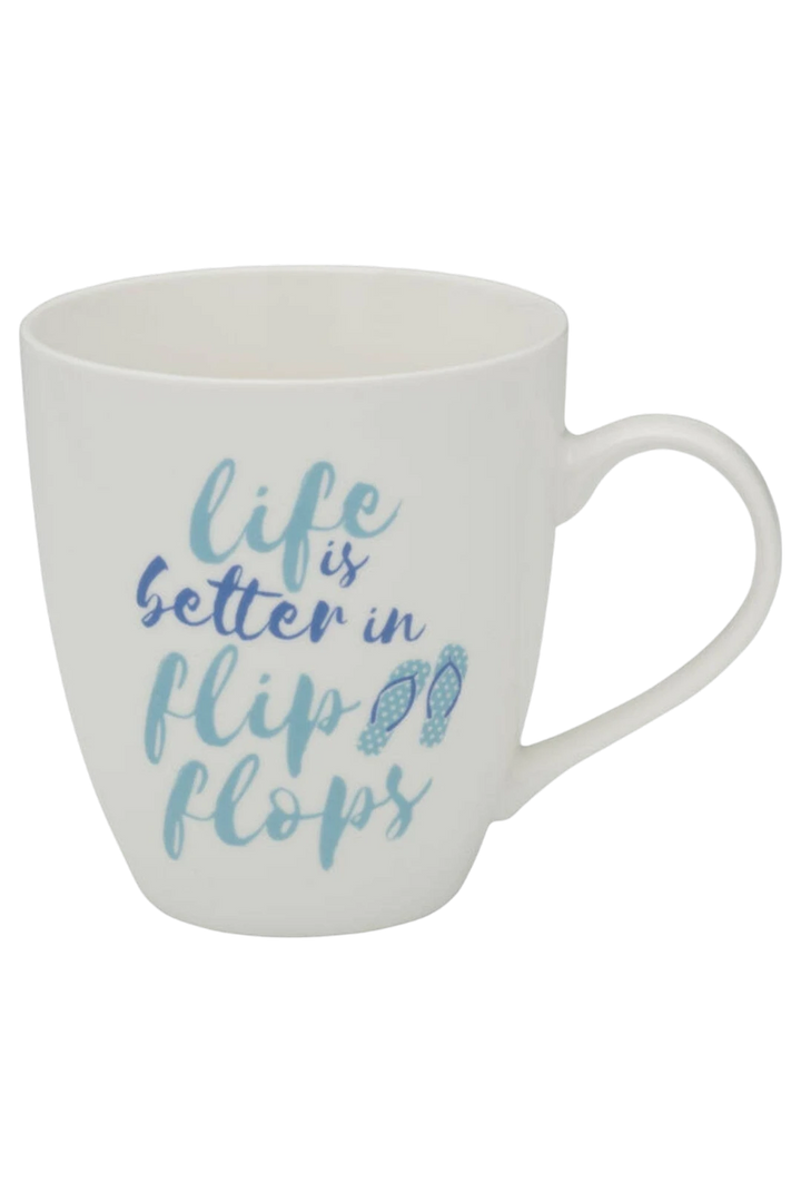 Pfaltzgraff “Life Is Better In Flip Flops” 18oz Porcelain Mug