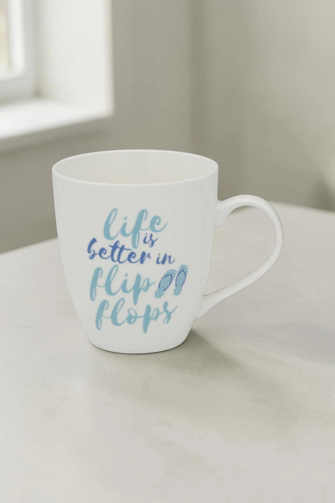 Pfaltzgraff “Life Is Better In Flip Flops” 18oz Porcelain Mug