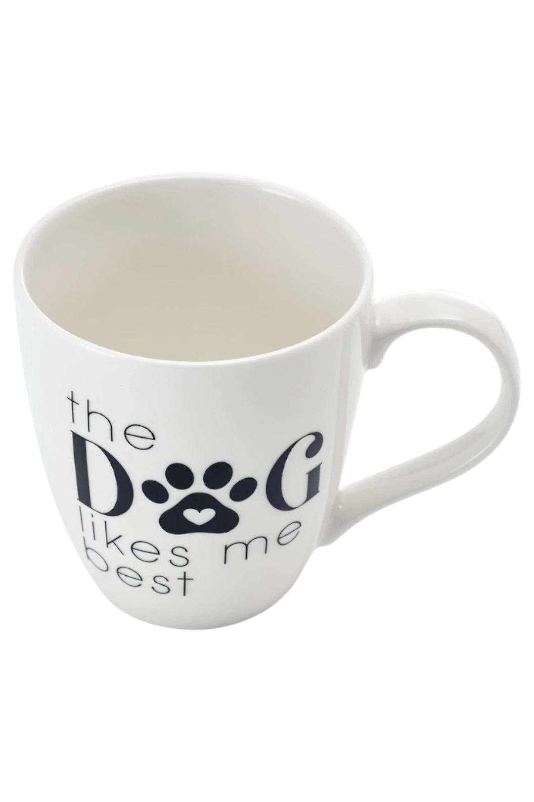 Pfaltzgraff “The Dog Likes Me Best” 18oz Barrel Mug